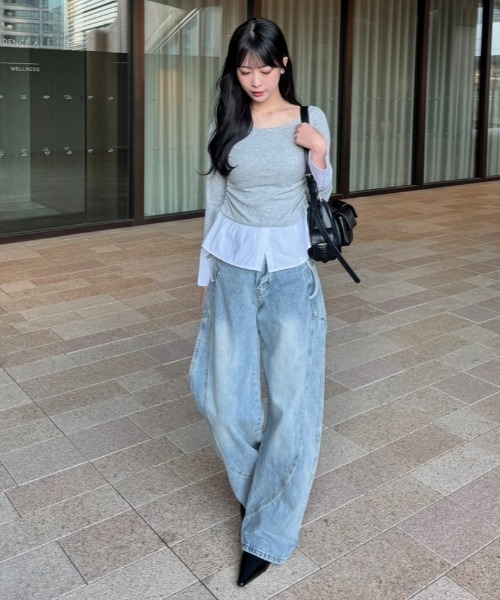 「mellowneon」 デニムパンツ SMALL ブラック レディース_画像7