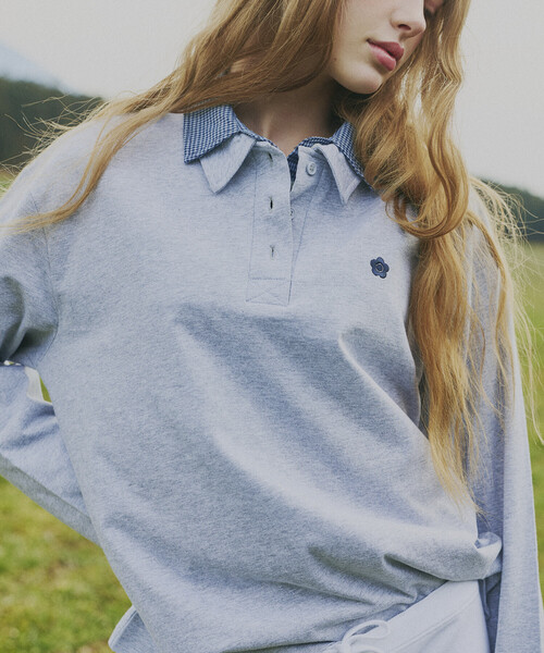MARY QUANT ポロシャツ MARY QUANT】全2色・ポロシャツ（半袖・ニット・高通気・通気度130.7cc