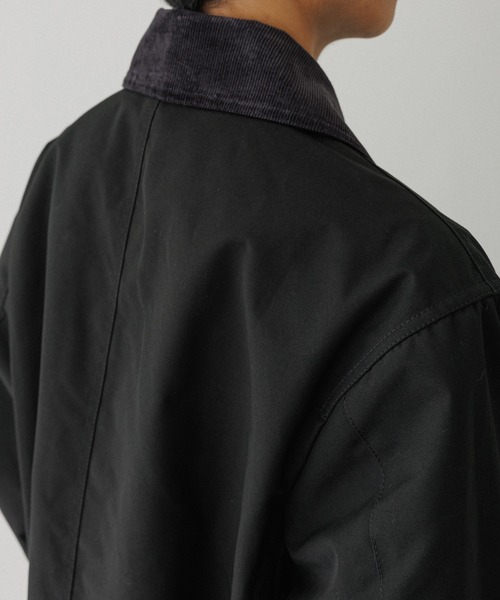 「Barbour」 トレンチコート 42 ブラック メンズ_画像9