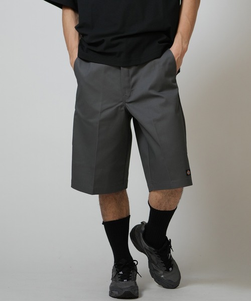 6 ROKU ショートパンツ ハーフパンツ ダークグレー Dickies（ディッキーズ） ワイドパンツ ハーフパンツ パンツ 短パン