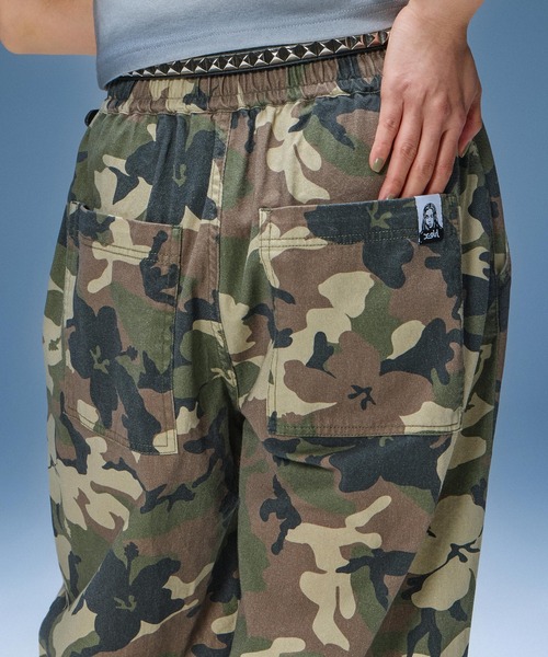 パンツ FADED FACE LABEL EASY PANTS レディースの画像