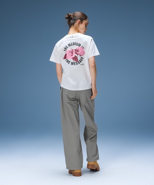 パンツ FADED FACE LABEL EASY PANTS レディースの画像