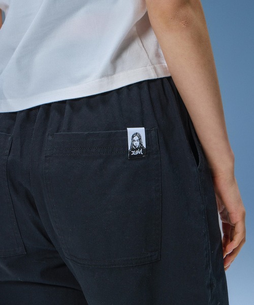 パンツ FADED FACE LABEL EASY PANTS レディースの画像