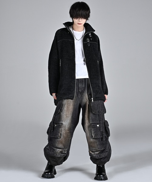 ADRER マウンテンパーカー ADRER（アドラー） マウンテンパーカー L ブラック メンズ : ZOZOTOWN