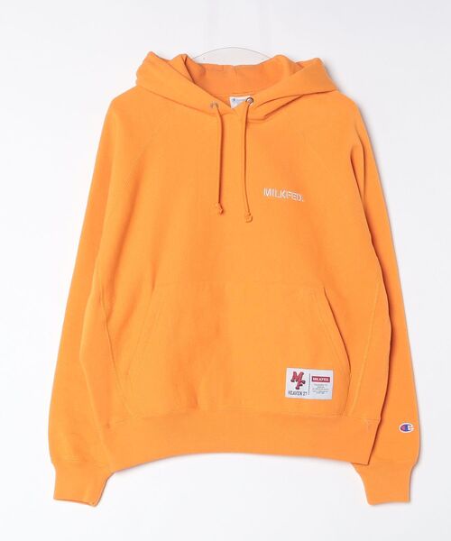 MILKFED.　チャンピオンコラボパーカー Champion（チャンピオン） パーカー MILKFED.xCHAMPION SWEAT HOODIE
