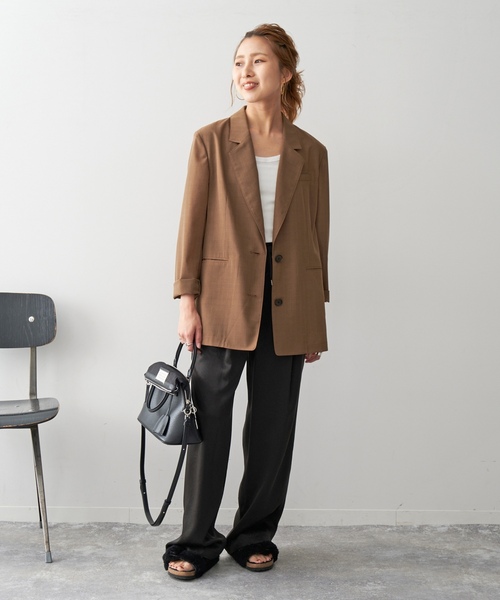 「Spick & Span」 長袖ブラウス 38 ブラック レディース_3