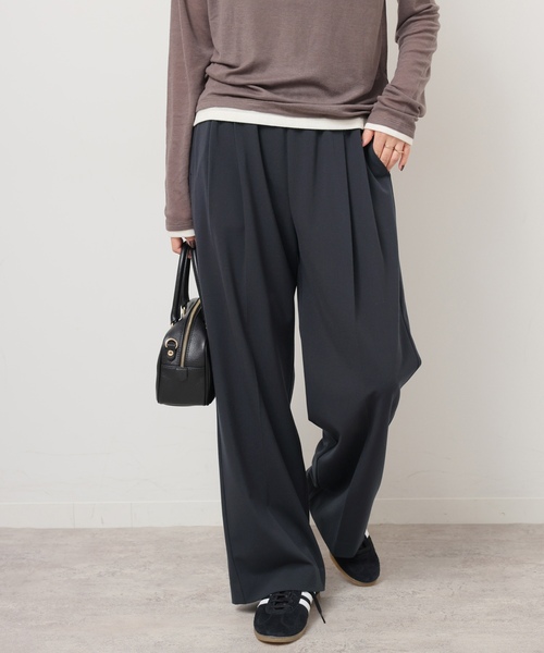 「JOURNAL STANDARD relume」 イージーパンツ 36 グレー レディースの画像
