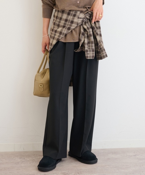 「JOURNAL STANDARD relume」 イージーパンツ 36 グレー レディースの画像