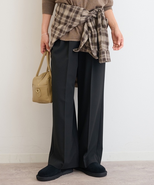 「JOURNAL STANDARD relume」 イージーパンツ 36 グレー レディースの画像