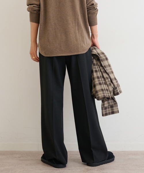 「JOURNAL STANDARD relume」 イージーパンツ 36 グレー レディースの画像