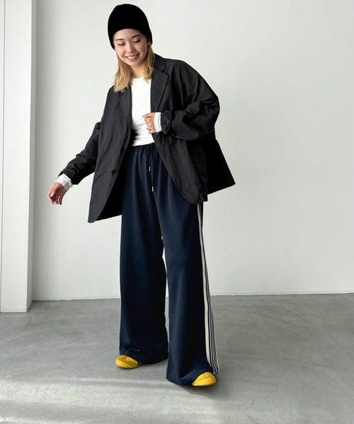 「CANAL JEAN」 「El mar」スウェットパンツ ONE SIZE ブラウン レディース_画像4