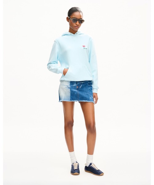 パーカー 'KENZO Tulip' エンブロイダリー フーディー イン コットン レディースの画像
