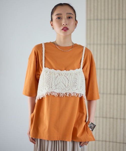 LEPSIM（レプシィム） tシャツ 「レプクル」バックパッチT 242850