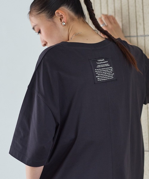 LEPSIM（レプシィム） tシャツ 「レプクル」バックパッチT 242850