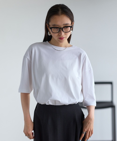 LEPSIM（レプシィム） tシャツ 半袖 「レプクル」バックパッチT 242850