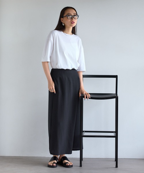 LEPSIM（レプシィム） tシャツ 半袖 「レプクル」バックパッチT 242850