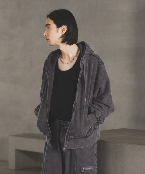 HARE（ハレ） ジップアップパーカー MEDIUM グレー系その他2 メンズ 