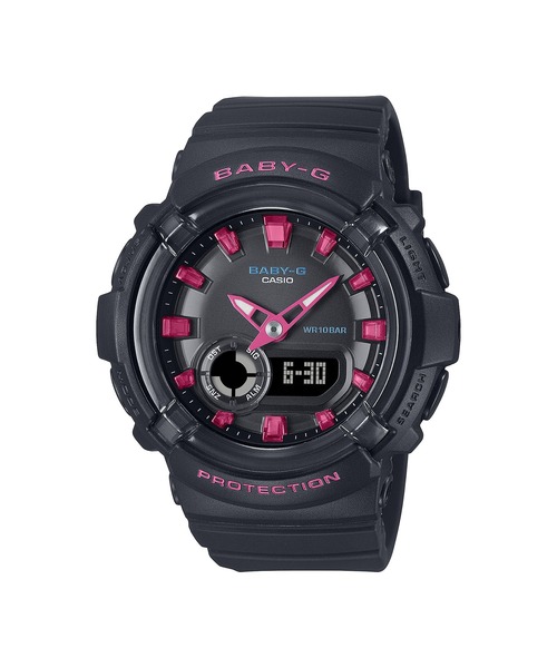 BABY-G デジタル腕時計 ブラック/ピンク BABY-G 「BABY-G」 デジタル腕時計 FREE ブラック×ピンク レディース