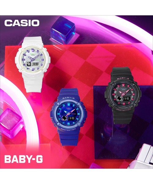 BABY-G 「BABY-G」 デジタル腕時計 FREE ブラック×ピンク レディース