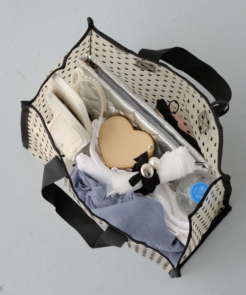 ZAKKA-BOX（ザッカボックス） トートバッグ ハートフロッキートート
