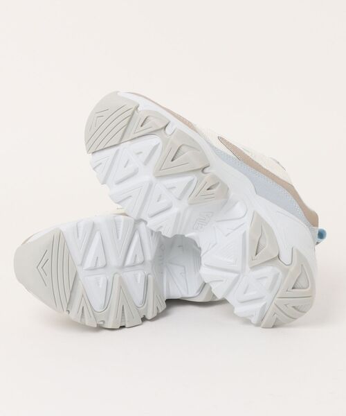「FILA」 ローカットスニーカー 23.5cm アイボリー レディース_画像3