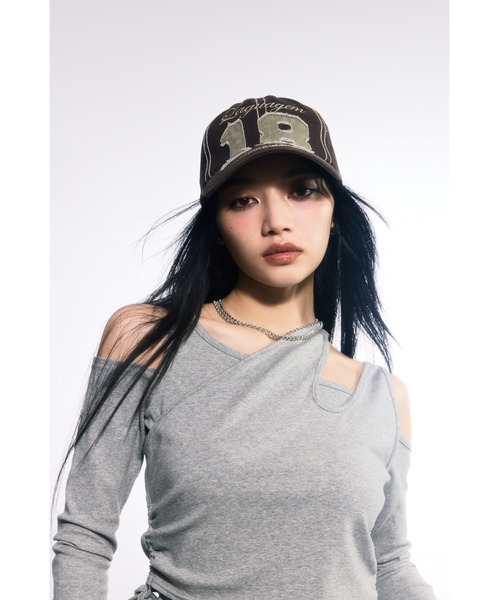 「LAGUA GEM」 キャップ FREE ブラウン レディース_画像6