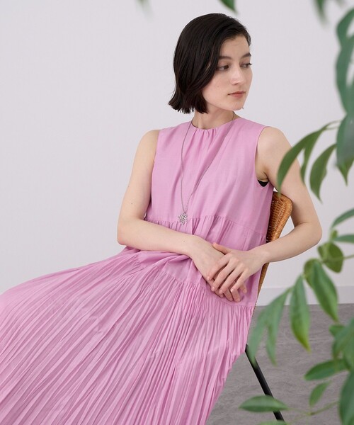 ANAYI（アナイ） ノースリーブワンピース 38 ブラック レディース
