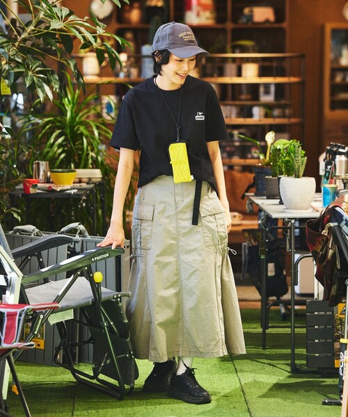 「FREAK'S STORE」 「chums」半袖Tシャツ MEDIUM サックスブルー メンズ_画像4