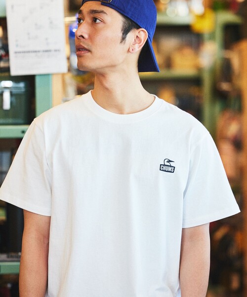 「FREAK'S STORE」 「chums」半袖Tシャツ MEDIUM サックスブルー メンズ_画像5