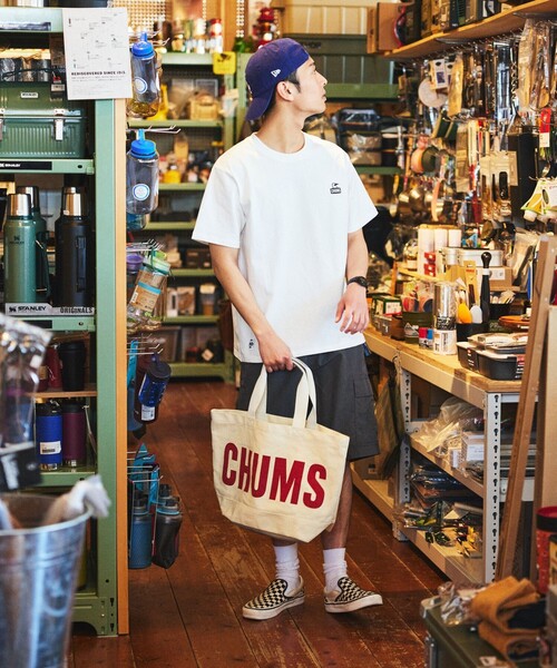 「FREAK'S STORE」 「chums」半袖Tシャツ MEDIUM サックスブルー メンズ_画像8