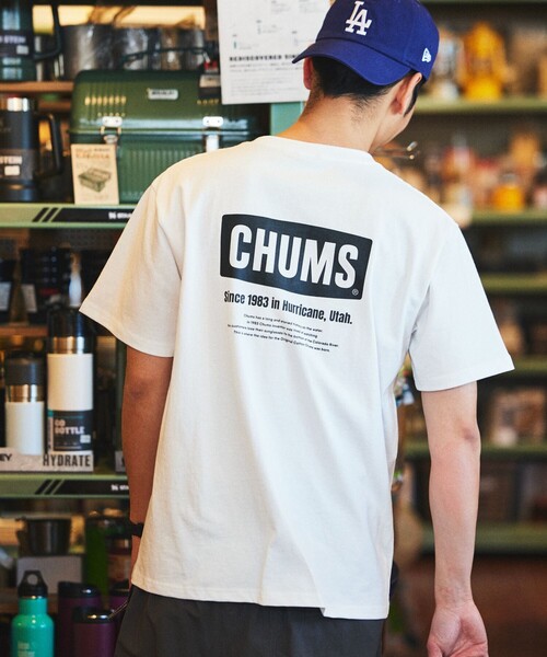 「FREAK'S STORE」 「chums」半袖Tシャツ MEDIUM サックスブルー メンズ_画像9