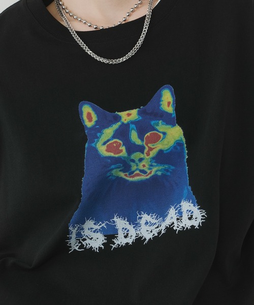 「AIVER」 半袖Tシャツ LARGE チャコールグレー メンズ_画像8