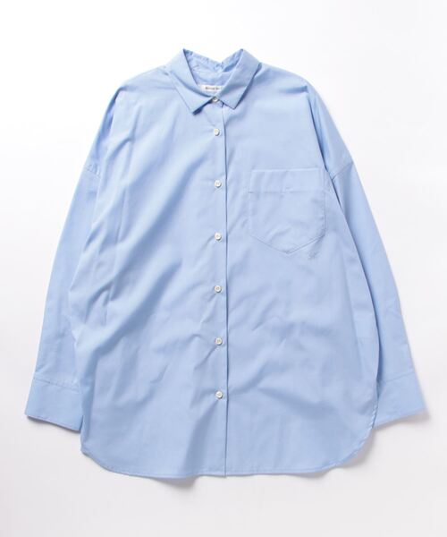 「Rouge vif」 長袖シャツ フリー サックスブルー レディース_画像2