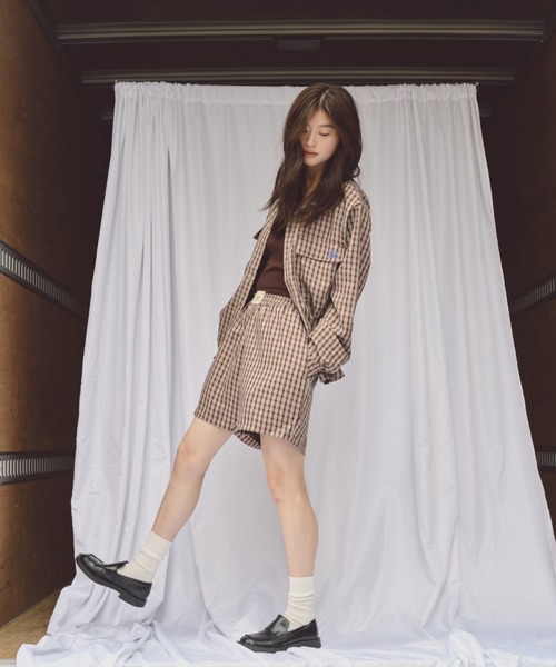 「common gull products.」 長袖シャツ LARGE ブルー レディース_画像7