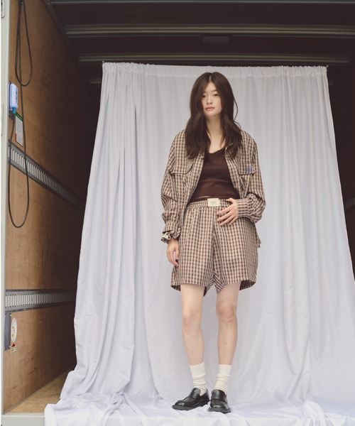 「common gull products.」 長袖シャツ LARGE ブルー レディース_画像9