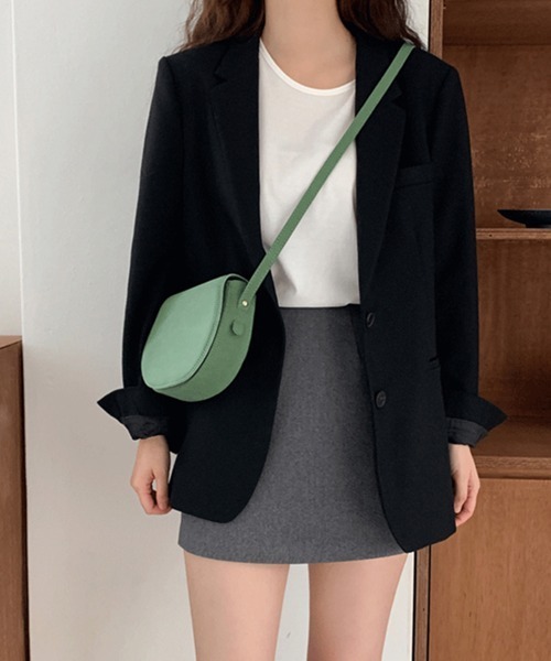 「Miniministore」 「hei han hui yi jiao」テーラードジャケット M ブラック レディース_画像6