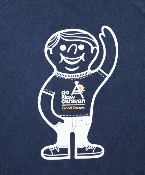 「Good On」 長袖Tシャツ MEDIUM グリーン系その他 メンズ_画像4