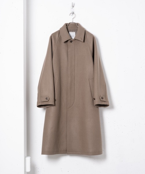 即納得価 アウター ZOZOTOWN PayPayモール店 - 通販 - PayPayモール super140's lamb wool balmacaan coat/スーパー140’sラムウールバルマカーンコート 好評正規店