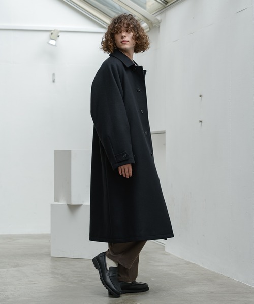 即納得価 アウター ZOZOTOWN PayPayモール店 - 通販 - PayPayモール super140's lamb wool balmacaan coat/スーパー140’sラムウールバルマカーンコート 好評正規店