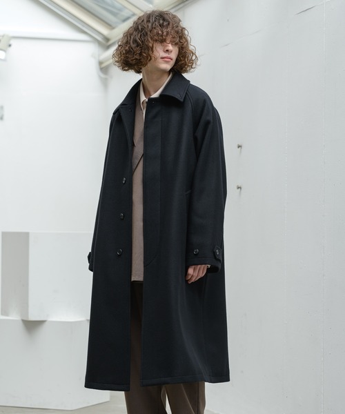 即納得価 アウター ZOZOTOWN PayPayモール店 - 通販 - PayPayモール super140's lamb wool balmacaan coat/スーパー140’sラムウールバルマカーンコート 好評正規店