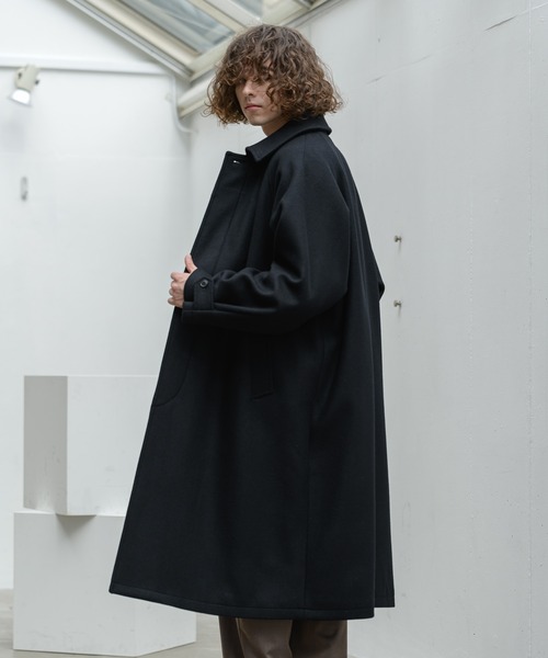 即納得価 アウター ZOZOTOWN PayPayモール店 - 通販 - PayPayモール super140's lamb wool balmacaan coat/スーパー140’sラムウールバルマカーンコート 好評正規店