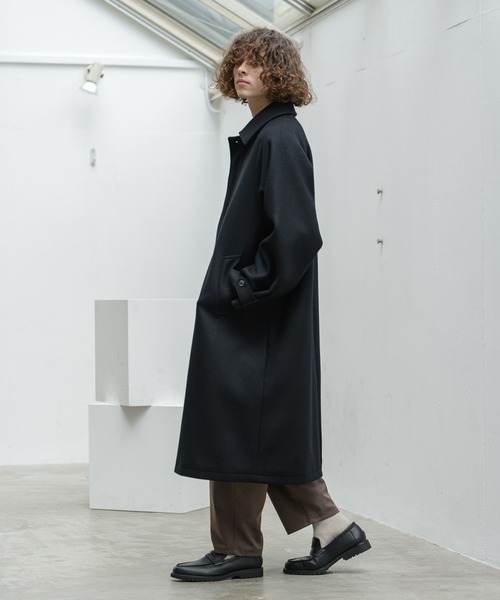 即納得価 アウター ZOZOTOWN PayPayモール店 - 通販 - PayPayモール super140's lamb wool balmacaan coat/スーパー140’sラムウールバルマカーンコート 好評正規店
