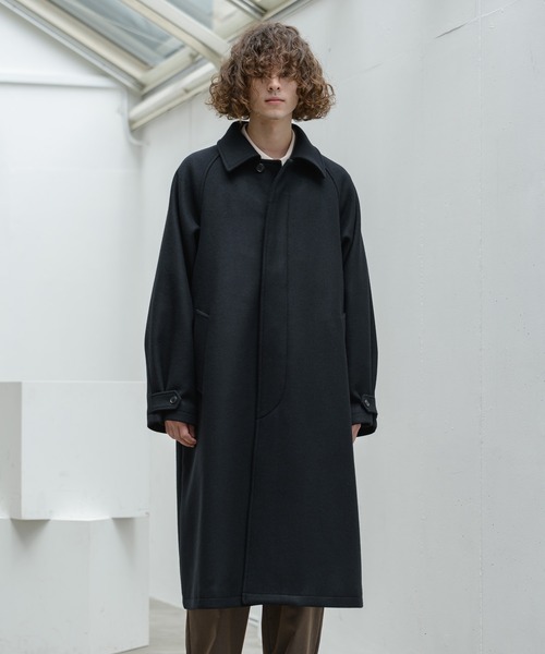 即納得価 アウター ZOZOTOWN PayPayモール店 - 通販 - PayPayモール super140's lamb wool balmacaan coat/スーパー140’sラムウールバルマカーンコート 好評正規店