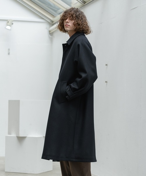 即納得価 アウター ZOZOTOWN PayPayモール店 - 通販 - PayPayモール super140's lamb wool balmacaan coat/スーパー140’sラムウールバルマカーンコート 好評正規店
