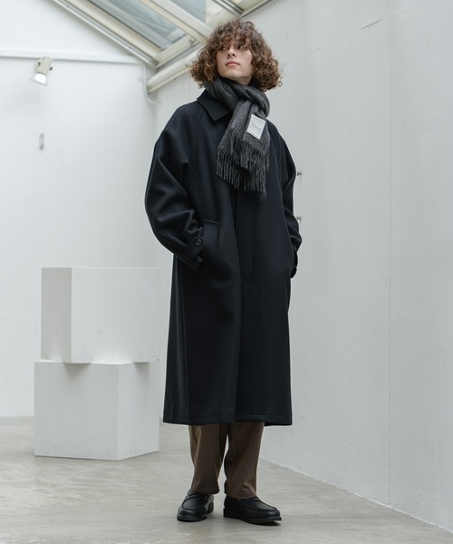 即納得価 アウター ZOZOTOWN PayPayモール店 - 通販 - PayPayモール super140's lamb wool balmacaan coat/スーパー140’sラムウールバルマカーンコート 好評正規店