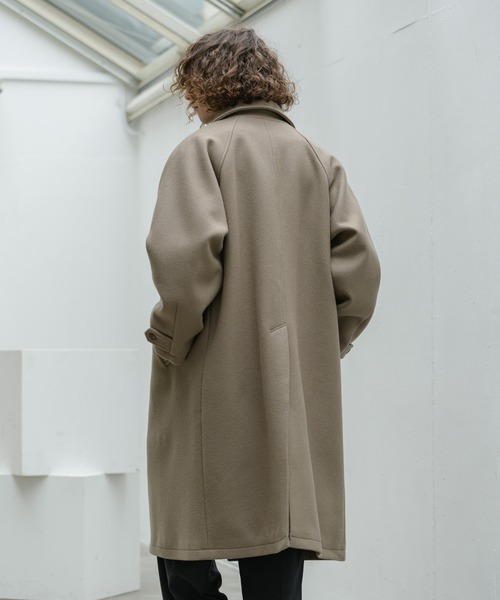 即納得価 アウター ZOZOTOWN PayPayモール店 - 通販 - PayPayモール super140's lamb wool balmacaan coat/スーパー140’sラムウールバルマカーンコート 好評正規店