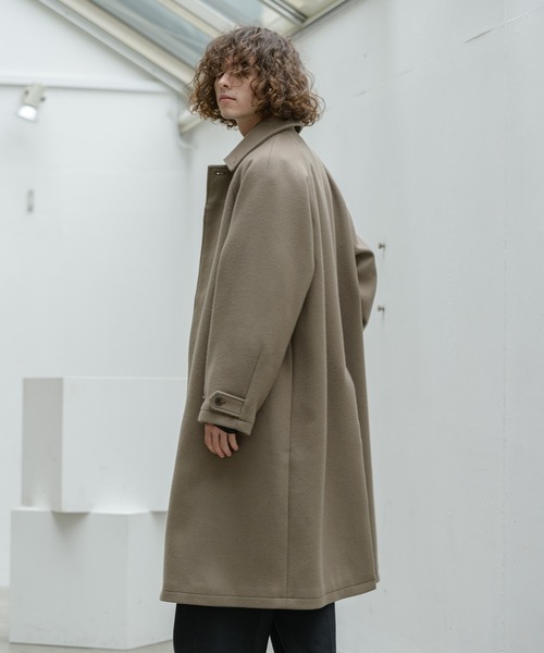 即納得価 アウター ZOZOTOWN PayPayモール店 - 通販 - PayPayモール super140's lamb wool balmacaan coat/スーパー140’sラムウールバルマカーンコート 好評正規店