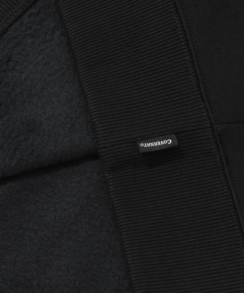 スウェット・トレーナー COVERNAT Arch Logo Drop Fit Man to Man Black COVERNAT トレーナー スウェット 「COVERNAT」ARCH LOGO