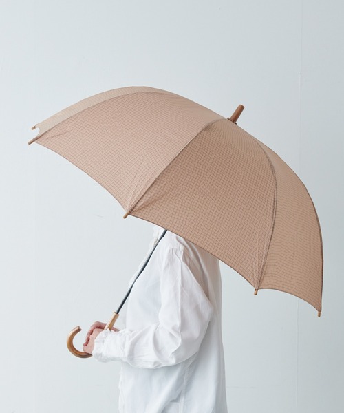 392 plus m 傘 Umbrella Long 60 - check 790191 レディース