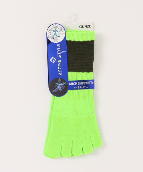 GUNZE（グンゼ） くるぶし 靴下 5本指 ACTIVE STYLE/アクティブ